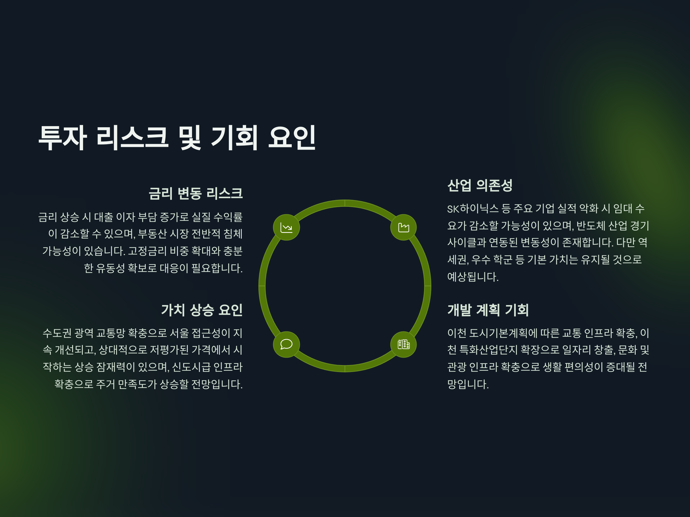 투자 리스크 및 기회 요인