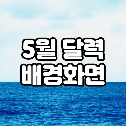  2021년 5월 배경화면 바탕화면 컴퓨터 (고화질)