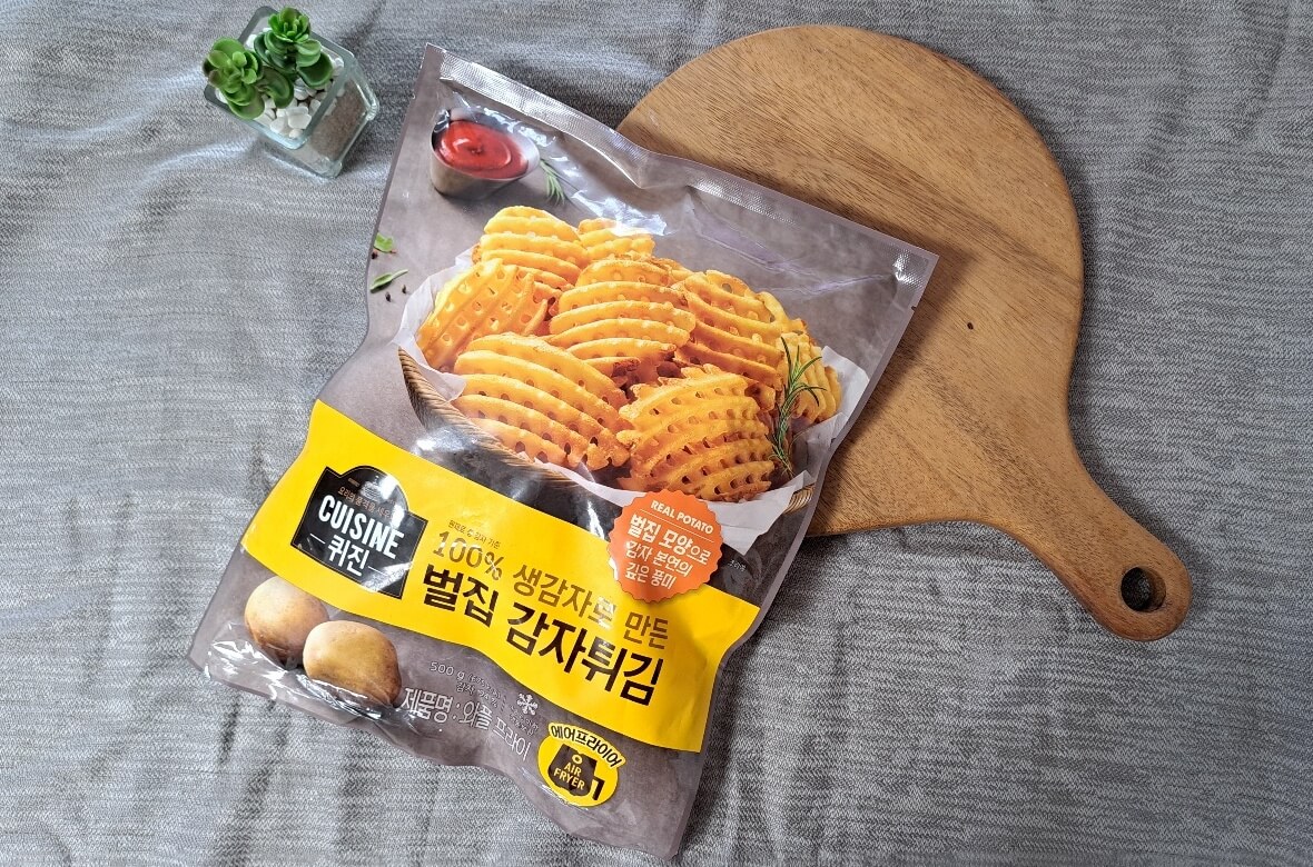  감자튀김 에어프라이어 만들기(간식&술안주 퀴진 벌집 감자튀김)