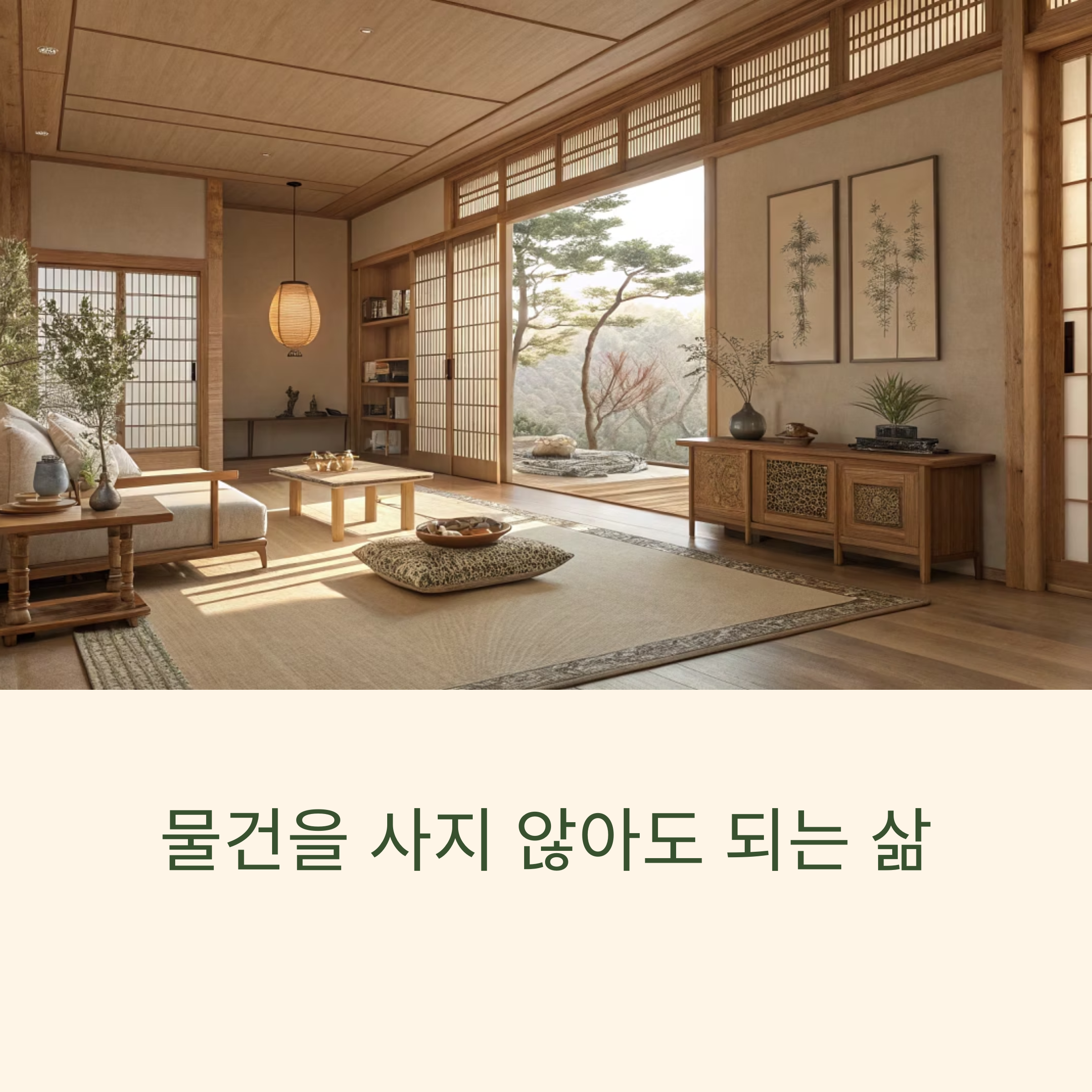 물건을 사지 않아도 되는 삶: 소비를 줄이는 습관 만들기