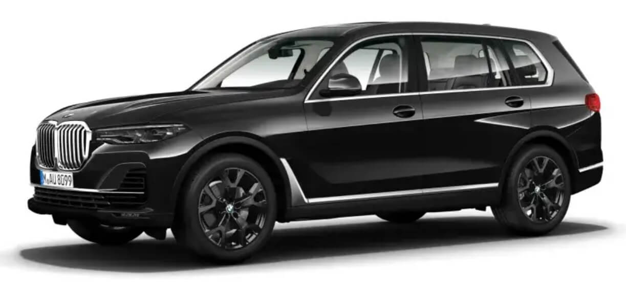 BMW X7 색상코드 - 블랙 사파이어(색상 코드 : 475)