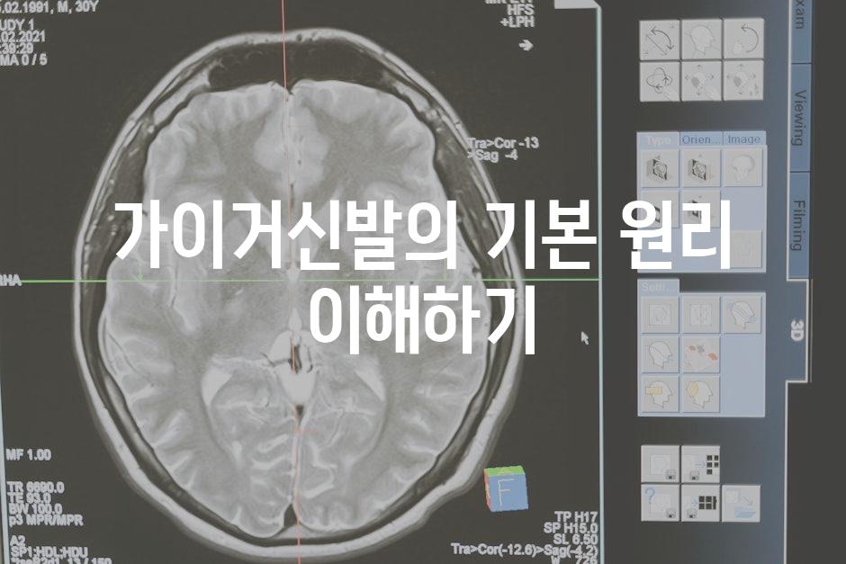 가이거신발의 기본 원리 이해하기