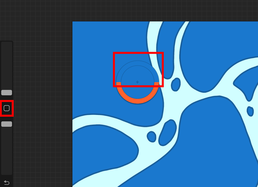 프로크리에이트 스포이드 기능 사용하기
