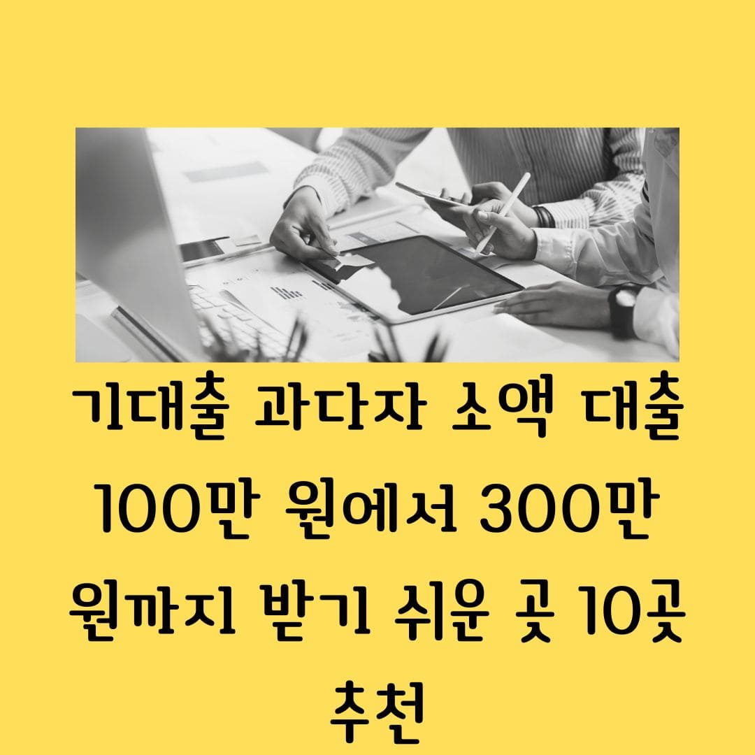 기대출 과다자 대출