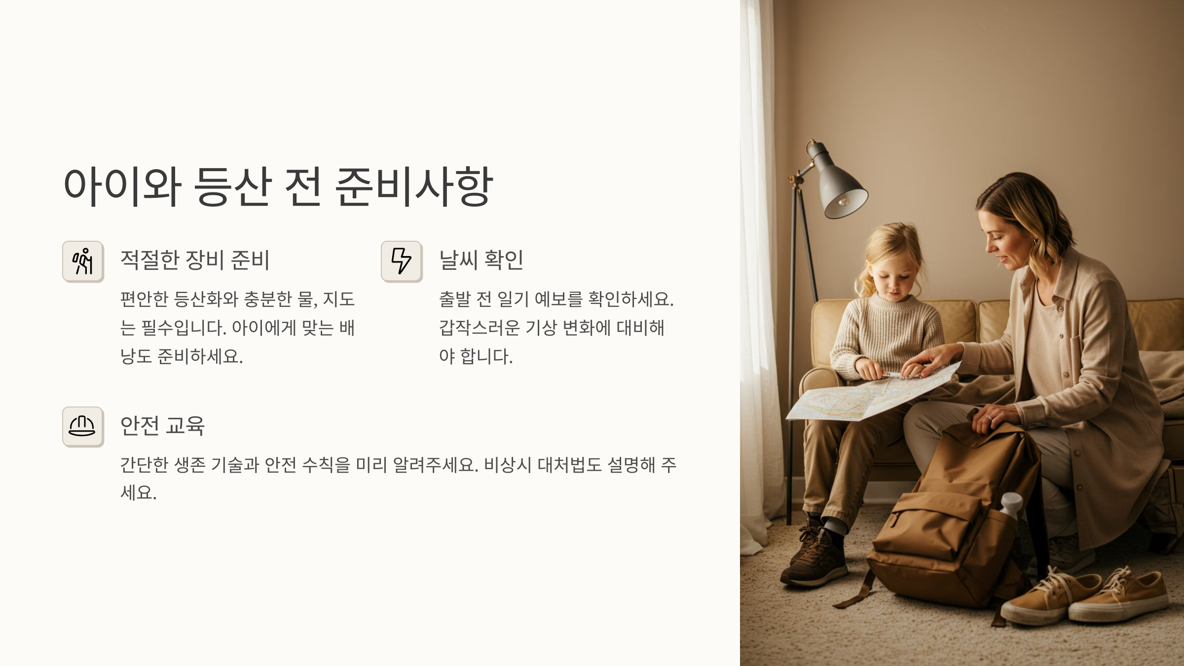 🌿 아이와 등산 전 준비사항