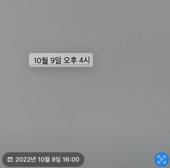 사진에서 텍스트 일정 등록 방법