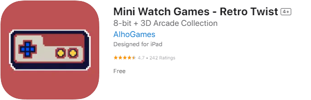 Mini Watch Games Retro Twist