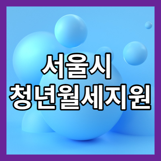  청년월세지원