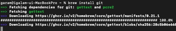 Git install