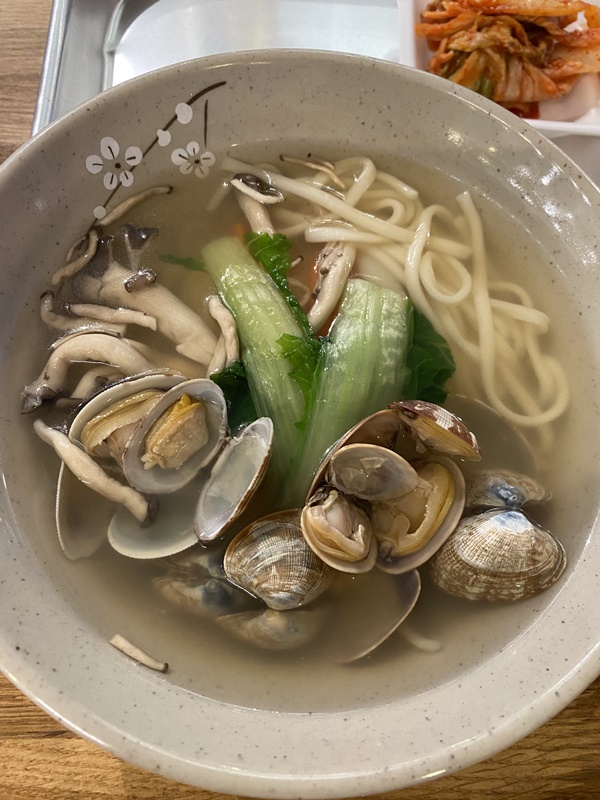바지락칼국수