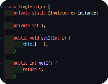 [JAVA]Singleton Pattern
