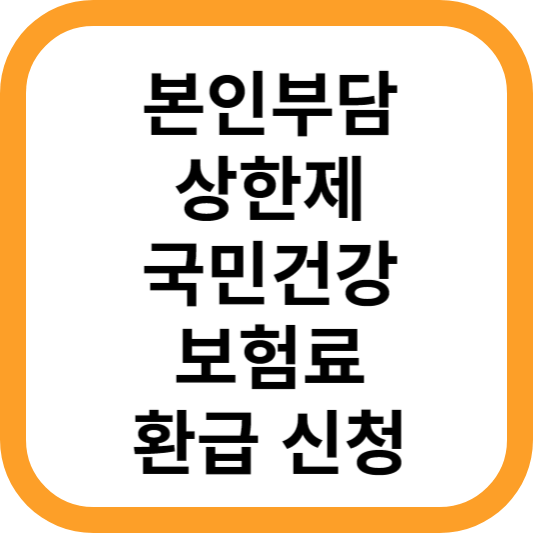 본인부담상한제-국민건강보험료-환급-신청