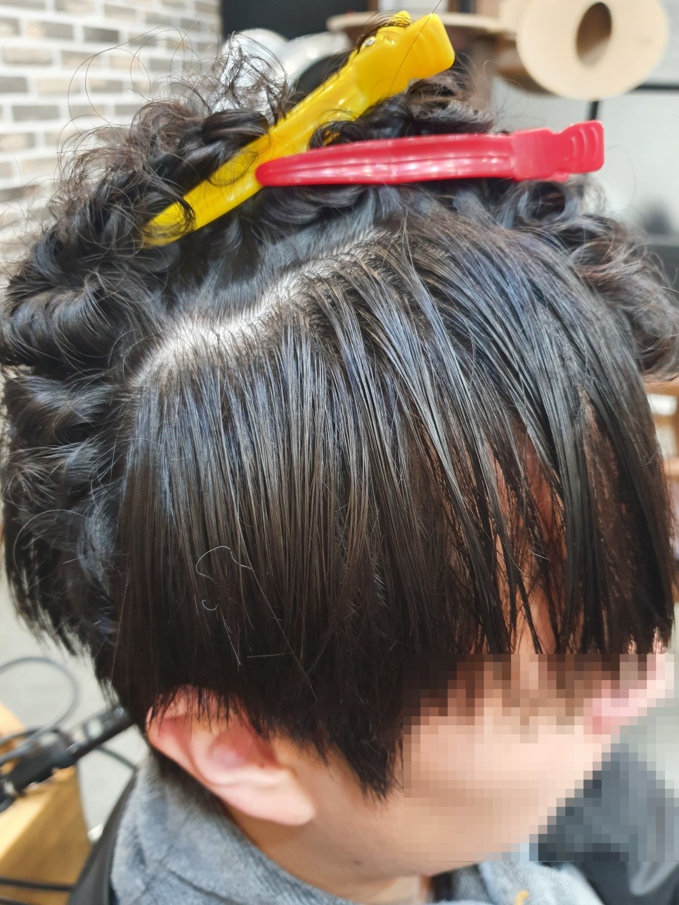 여자 숏컷 베이비펌 내추럴하고 오래가요~ 남자 투블럭 베이비펌& 37