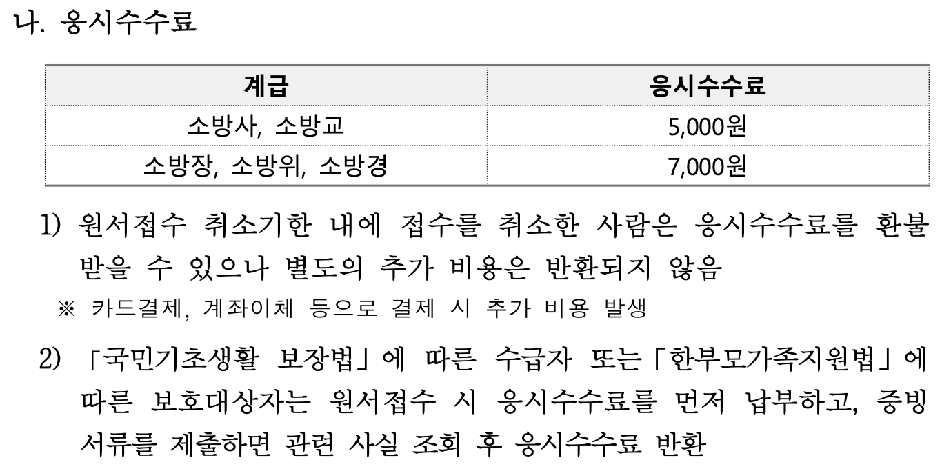 2022-소방공무원-채용시험-응시수수료