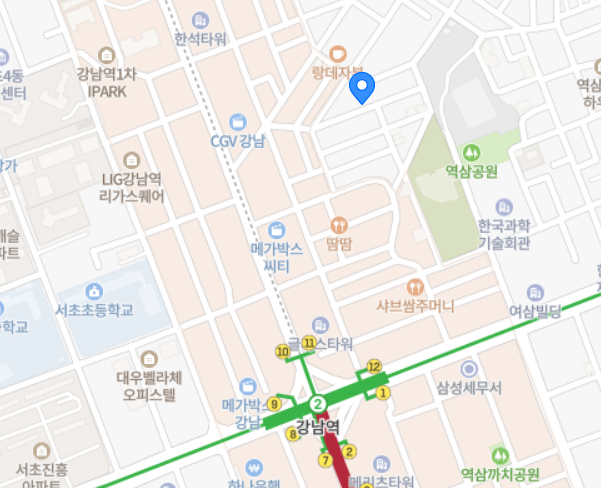 강남역 강남24시 민영 주차장
