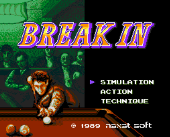  ブレイク・イン (PC 엔진 - PCE - PC-Engine - PCエンジン) 롬파일 다운로드