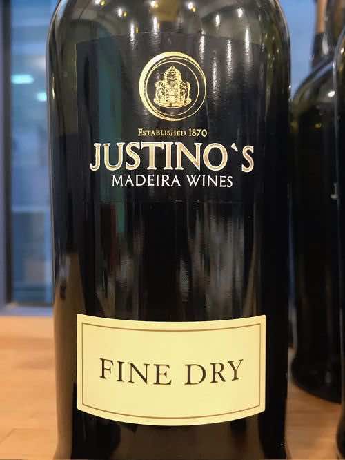 Justino&#39;s Madeira Fine dry 3 years old