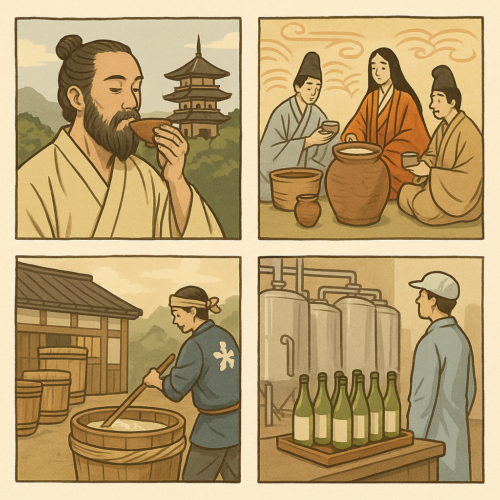 사케의 기원과 역사