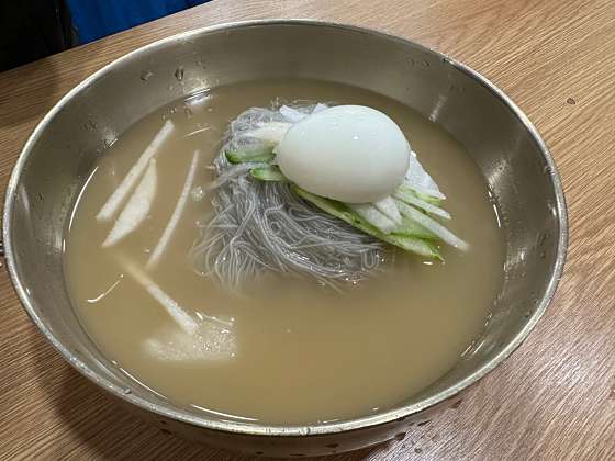 5500원 물냉면 비빔냉면