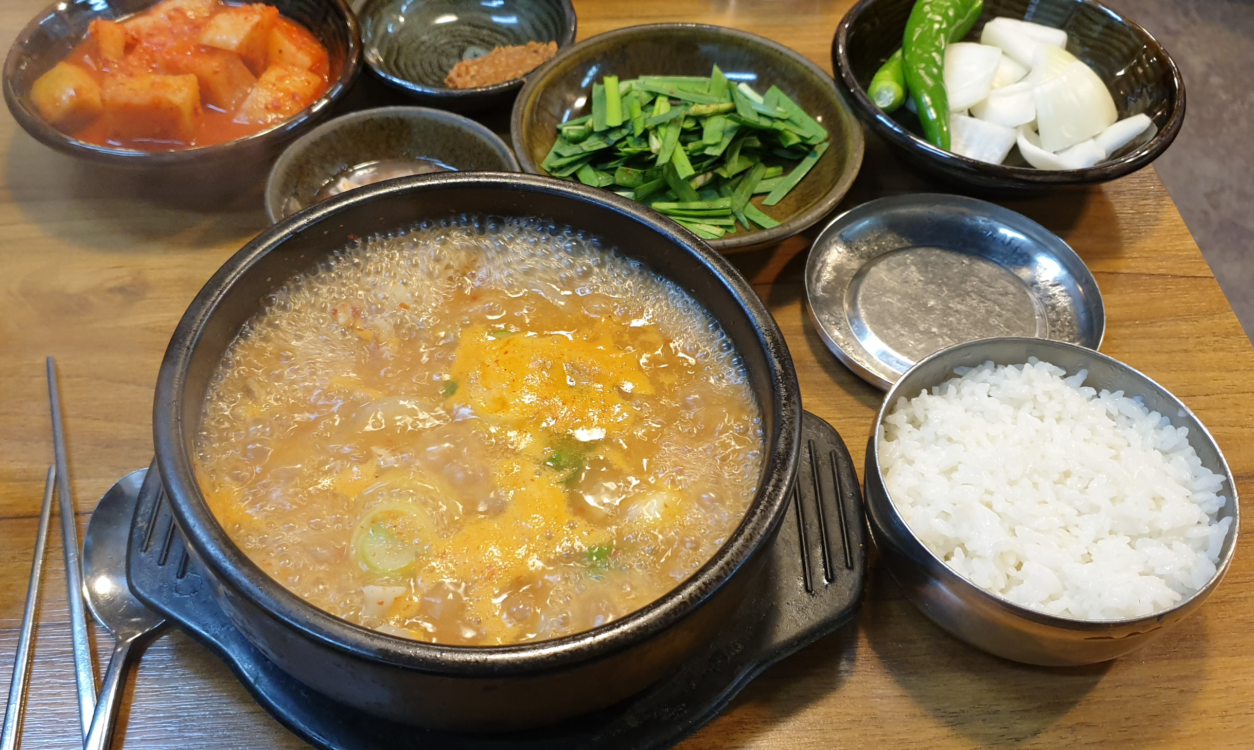  [여의도] 농민백암왕순대 - 국밥