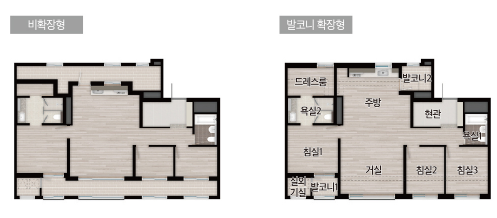 군산 한라비발디 센트로 평면도