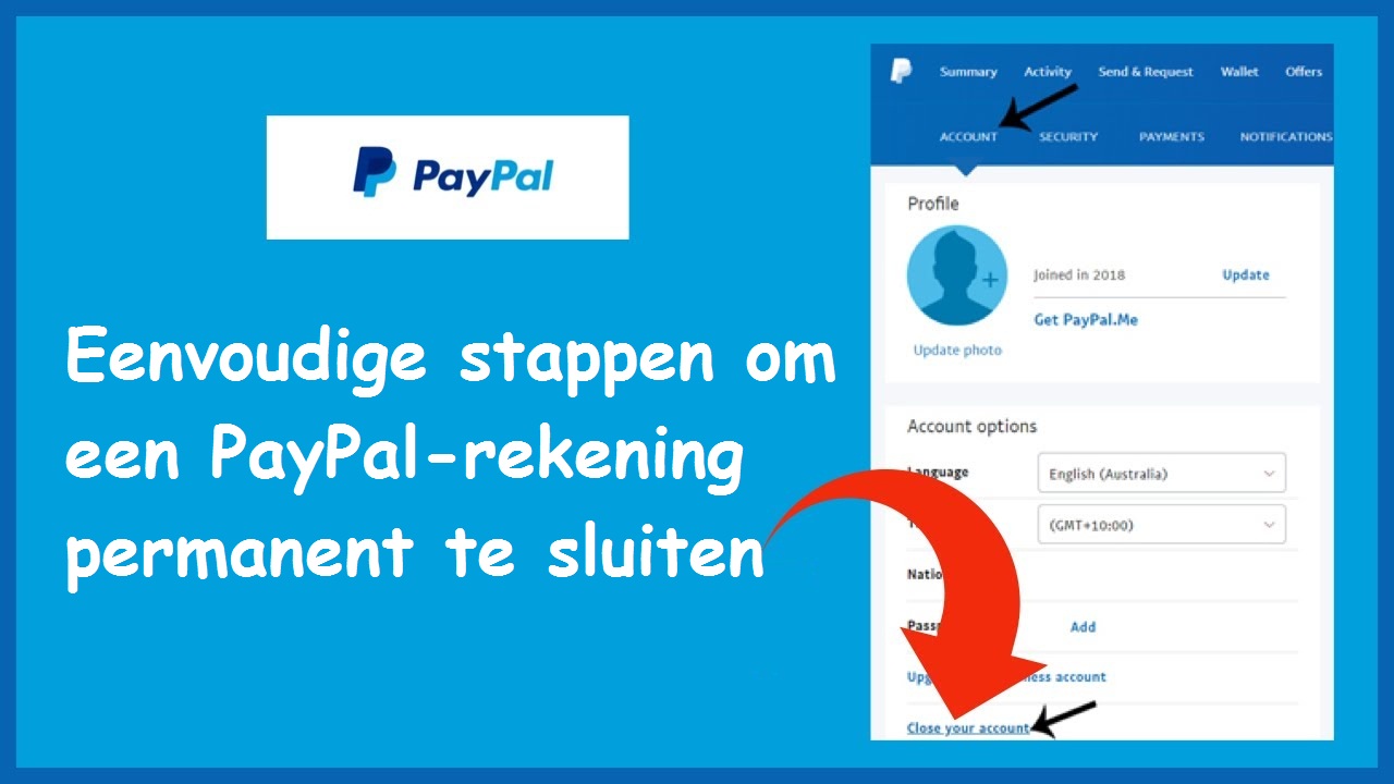 Eenvoudige stappen om een PayPal-rekening permanent te sluiten