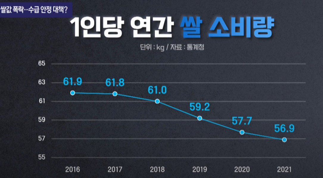 고공행진 물가 속, 쌀값은 하락하는 이유 고공행진 물가 속, 쌀값은 하락하는 이유