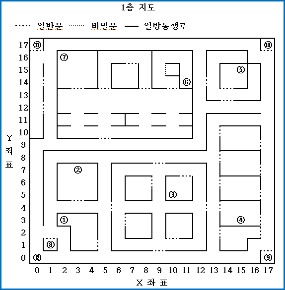 탑 1층 지도
