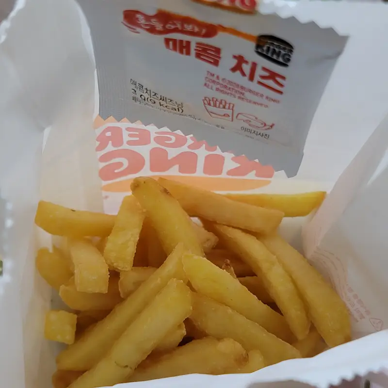 버거킹-매콤치즈씨맛-쉐이킹프라이-사진