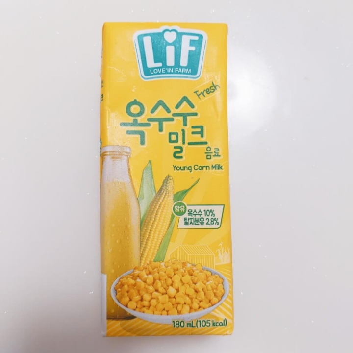  베트남 옥수수우유를 편의점에서 맛보자! 러브인팜 옥수수우유 후기
