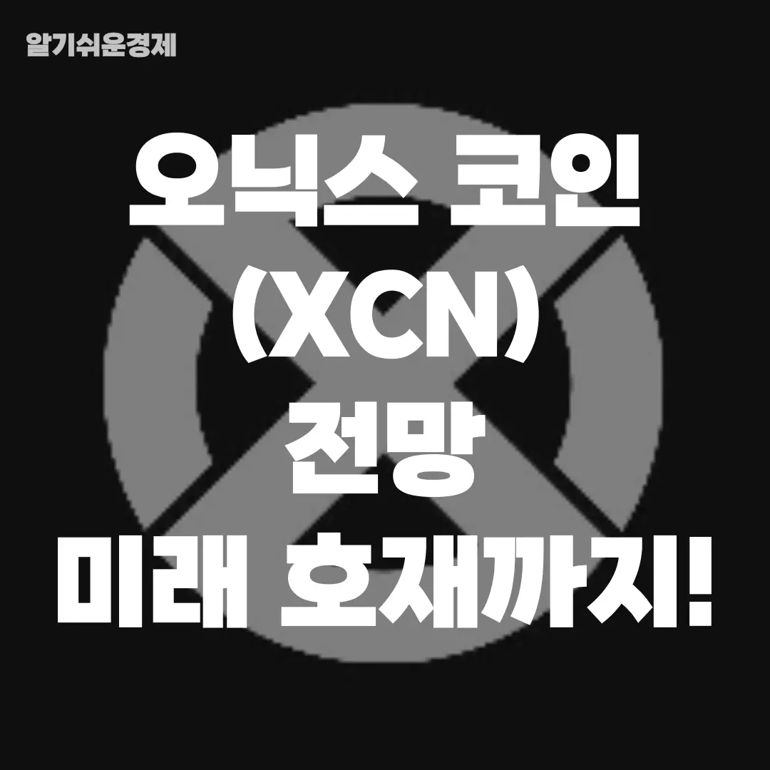 '오닉스코인(XCN) 전망 미래 호재까지 총정리!' 포스팅 섬네일 사진