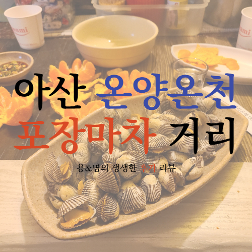  추울 때 더 감성넘치는 포장마차 : 온양온천역 포장마차 거리