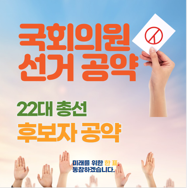 22대 국회의원 선거 후보자 공약