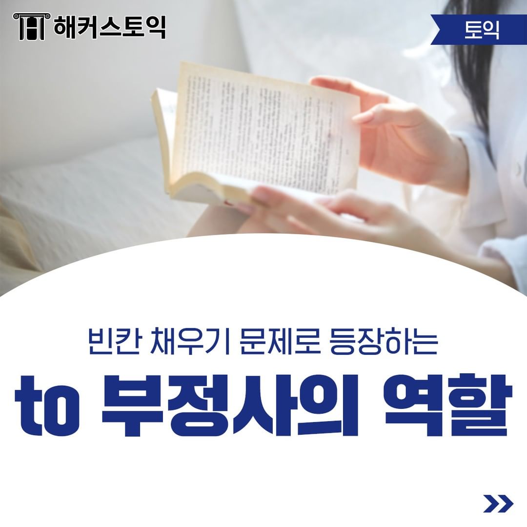  to 부정사의 역할