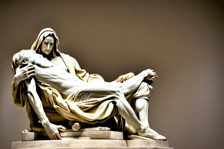 대리석조각-마리아-죽은예수