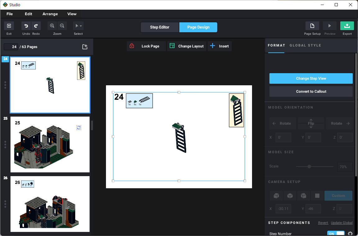 9747 타워 탈출 조립설명서 - 24쪽