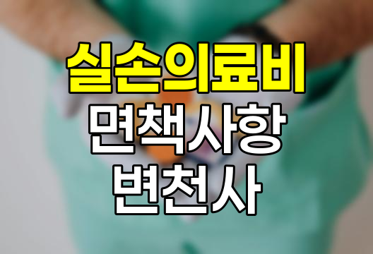 실손의료비 보험 면책사항 변천사