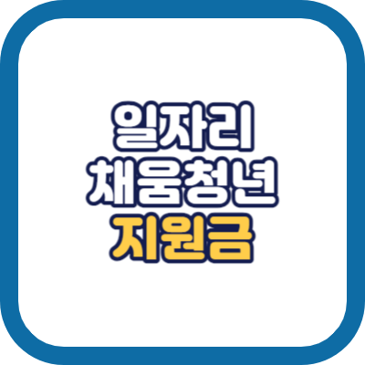 일자리 채움 청년 지원금