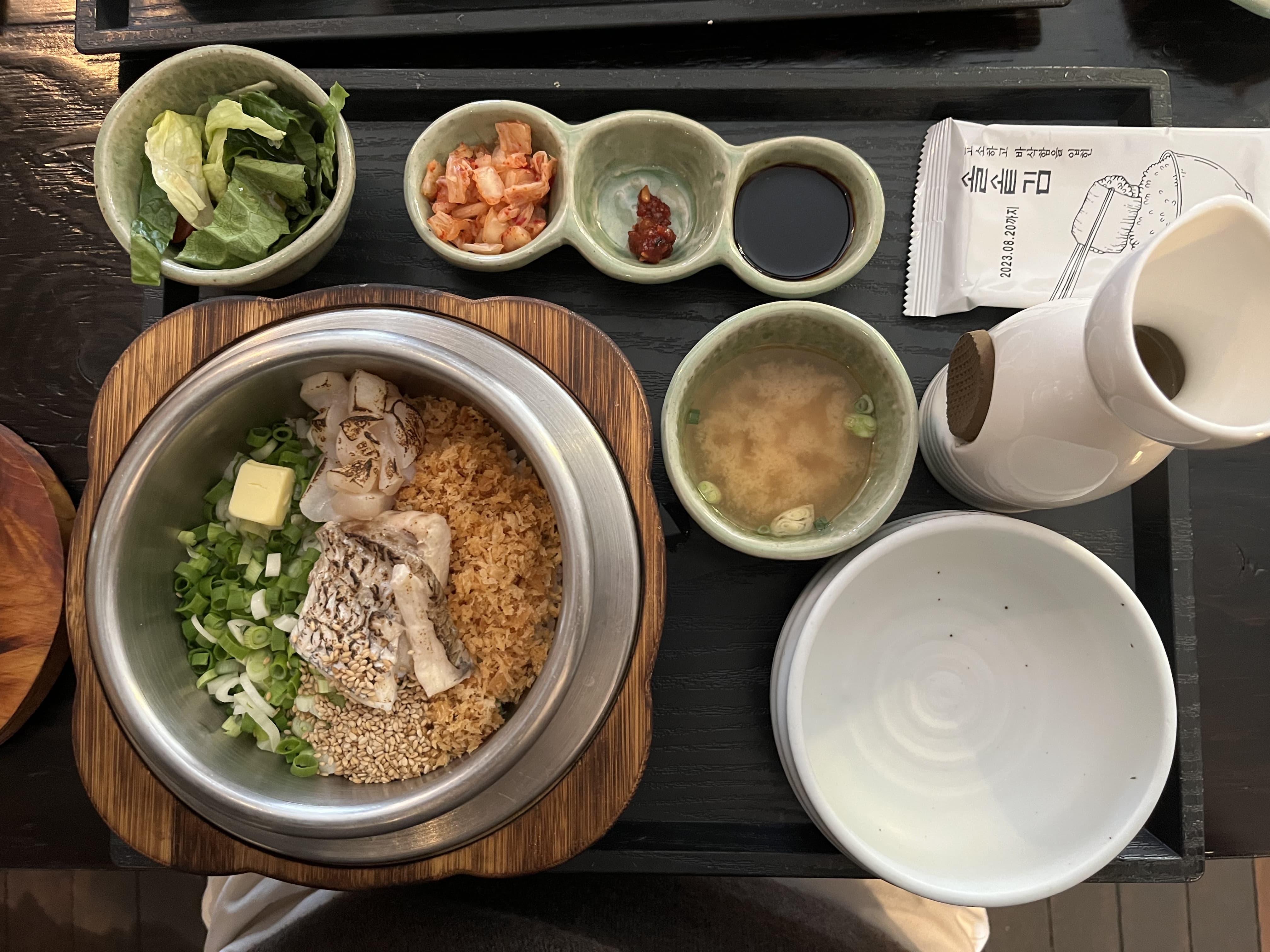 솔밭솥밥-도미관자솥밥