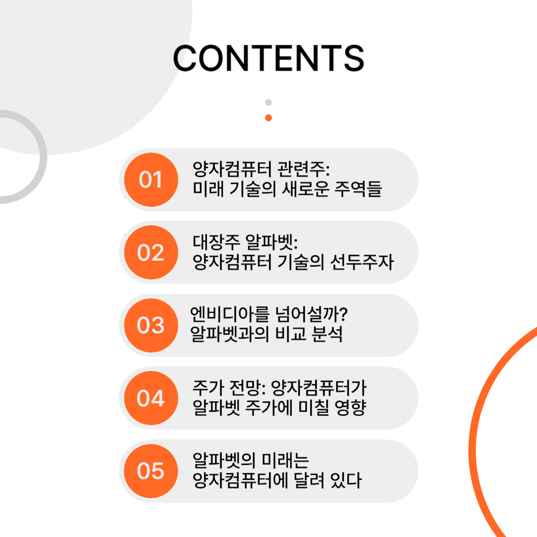 양자컴퓨터 관련주 대장주 알파벳 주가 전망