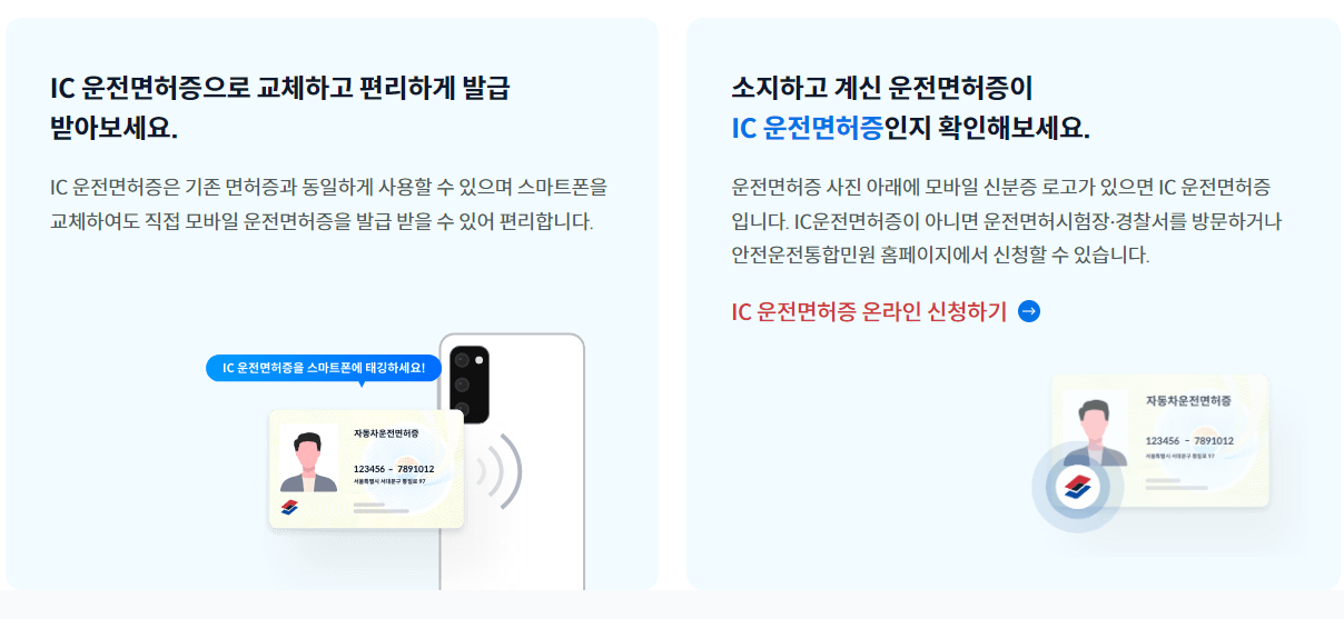 모바일 신분증(운전면허증, 국가보훈등록증) 사용 방법, 발급 기간