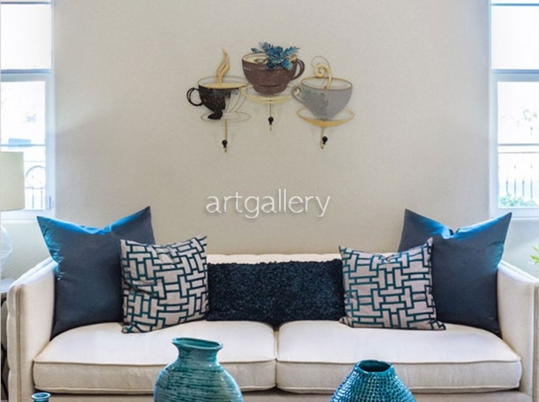 느껴지는 벽장식 철제 아트 그림, 주방 인테리어 소품, 커피향 3