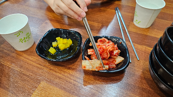 거제도 쌤김밥 셀프서비스