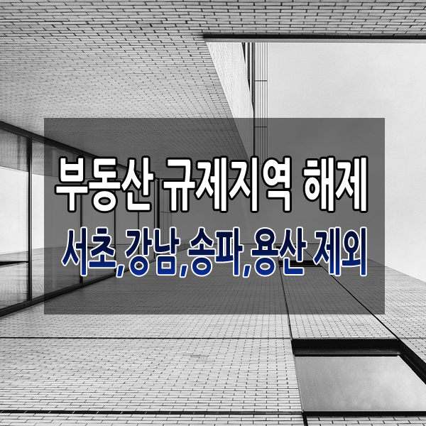 부동산 규제지역 해제