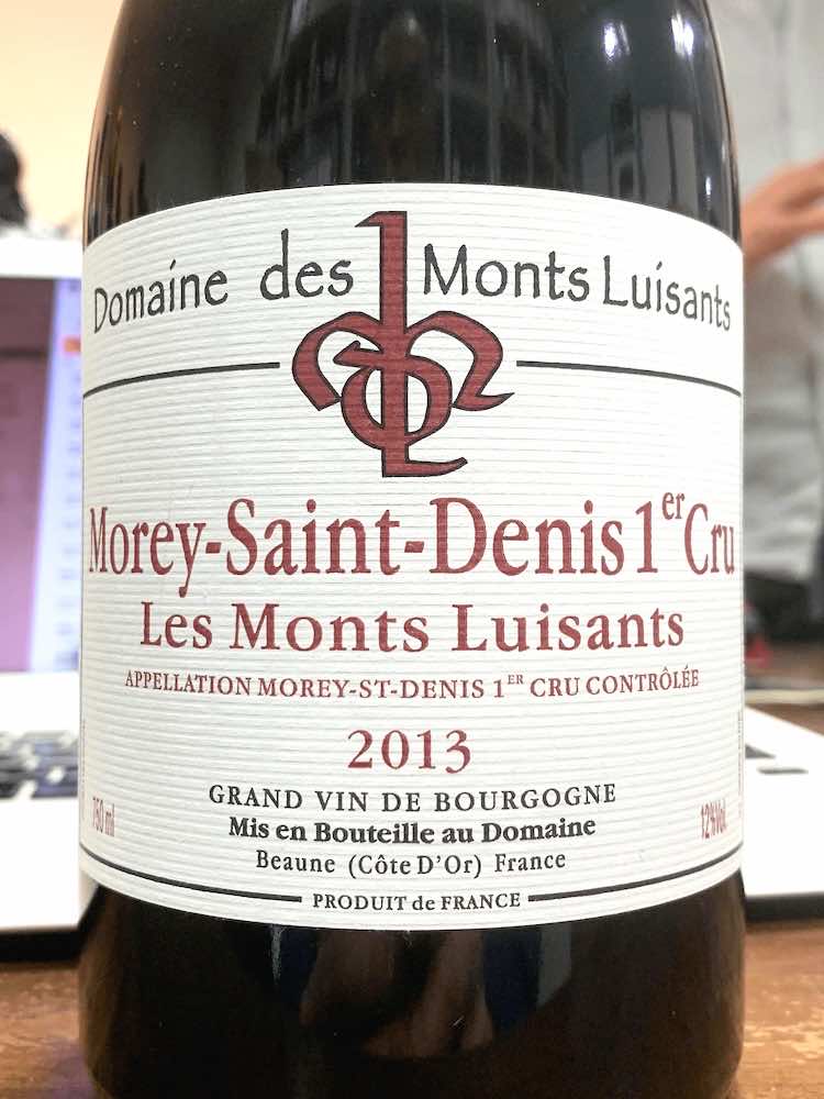 Domaine des Monts Luisants Morey-Saint-Denis 1er Cru Les Monts Luisants 2013