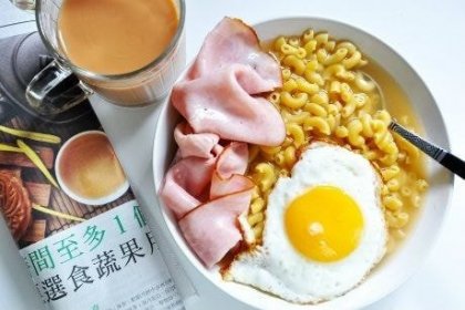  맛있겠다 홍콩식 아침 식사인가 ?