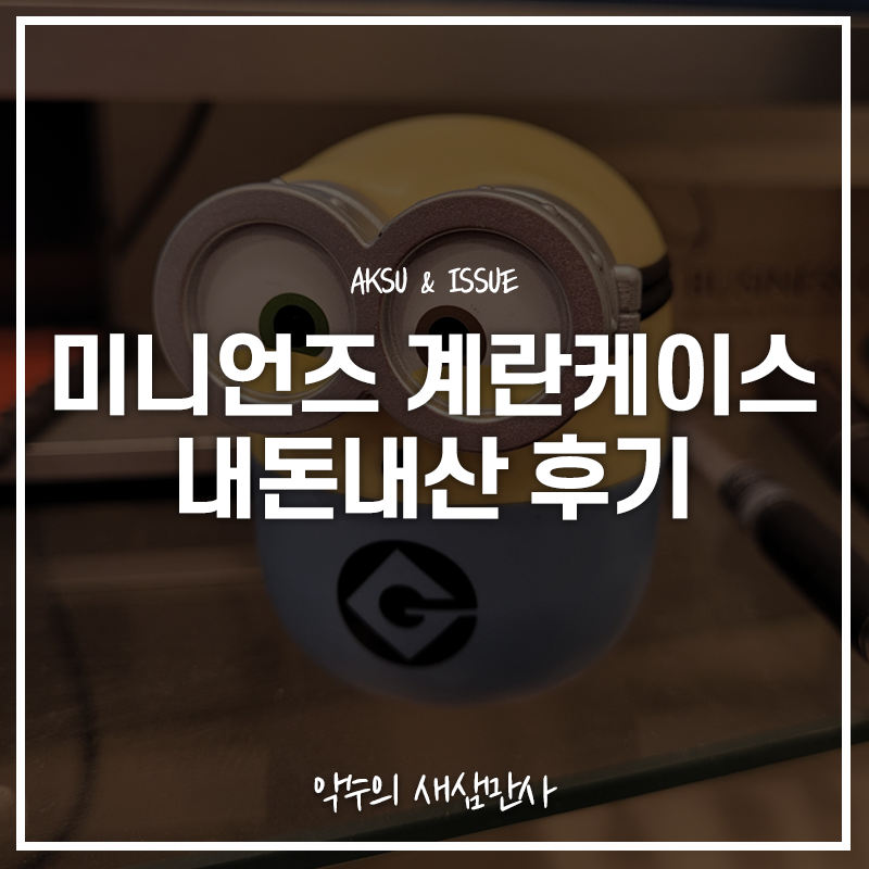  미니언즈 계란 케이스, 요즘 핫한 미니언즈 구운계란 내돈내산 후기