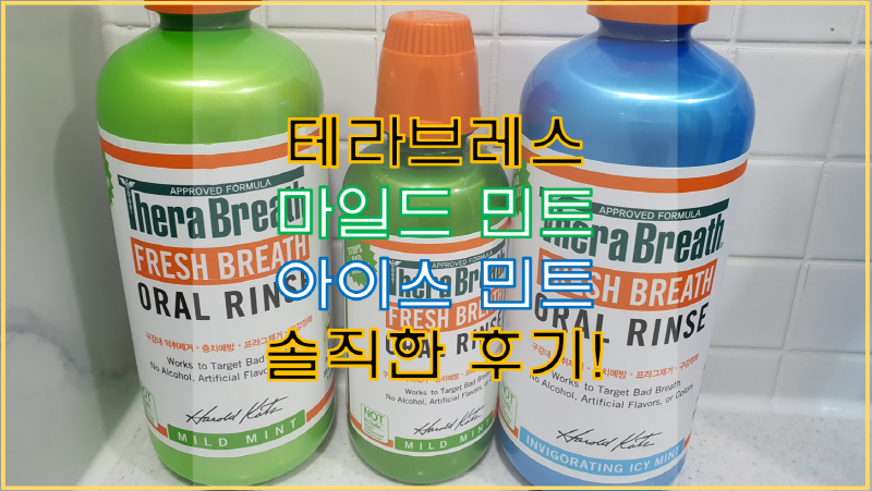  테라 브레스, 입냄새 제거에 효과적인 가글 추천해요!