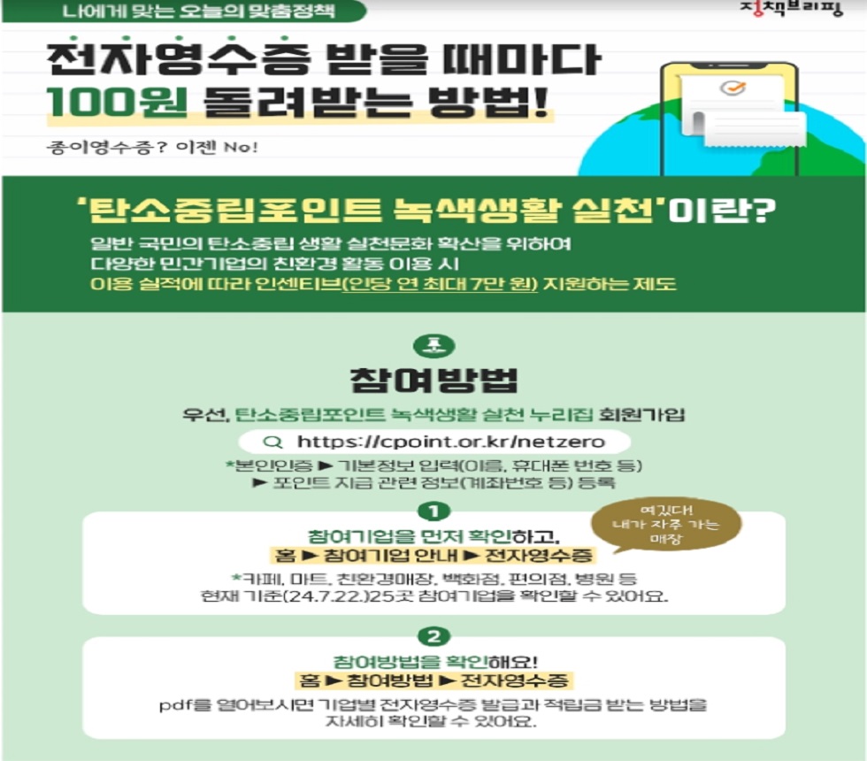 발췌_대한민국 정책 브리핑_ 모바일 영수증