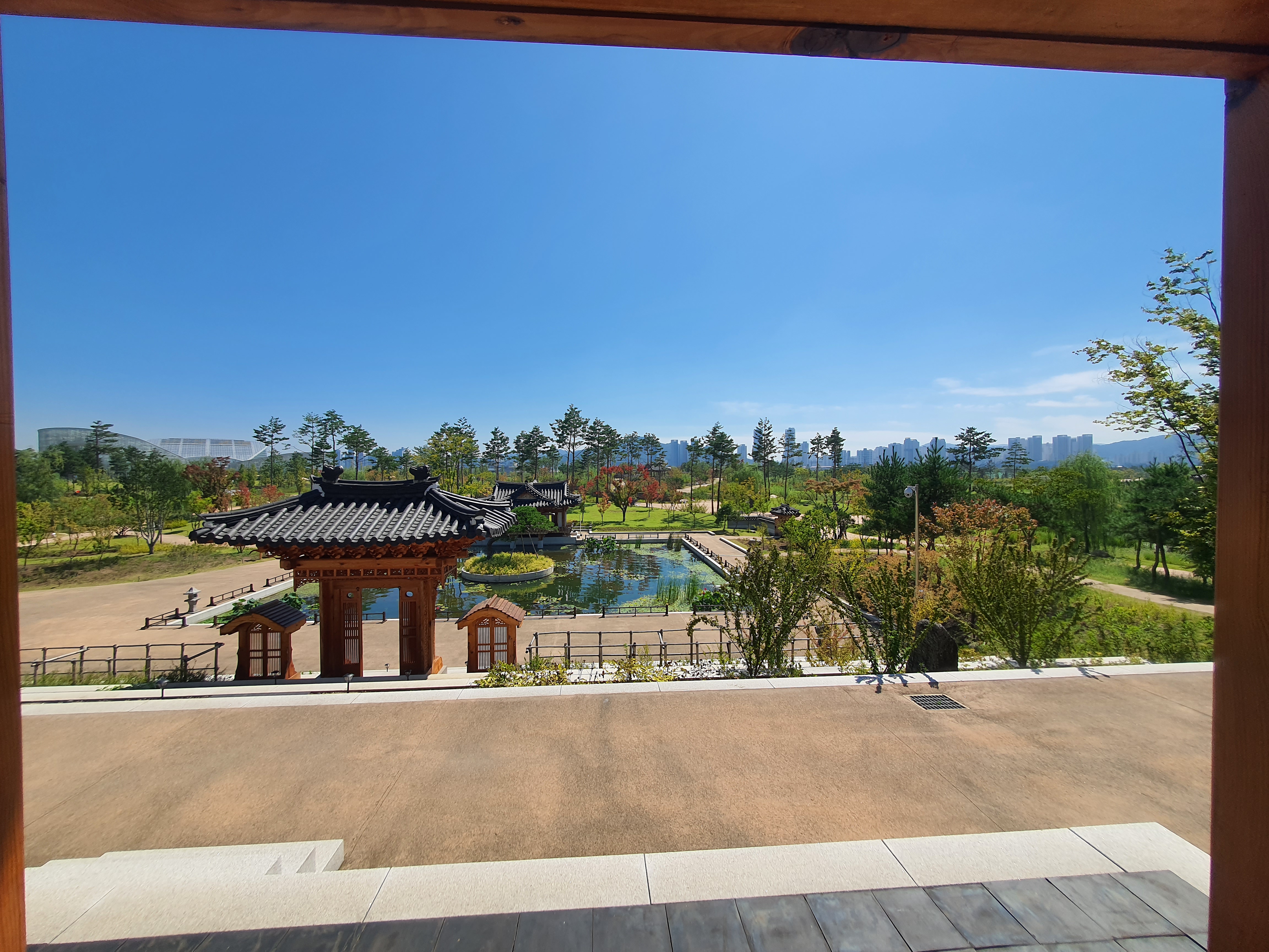 세종 국립세종수목원 한국전통정원 도담정 솔찬루 탐방